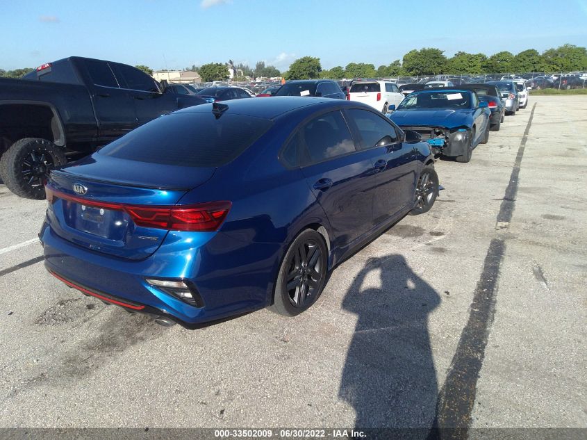 2021 KIA FORTE GT-LINE VIN: 3KPF34AD7ME301176