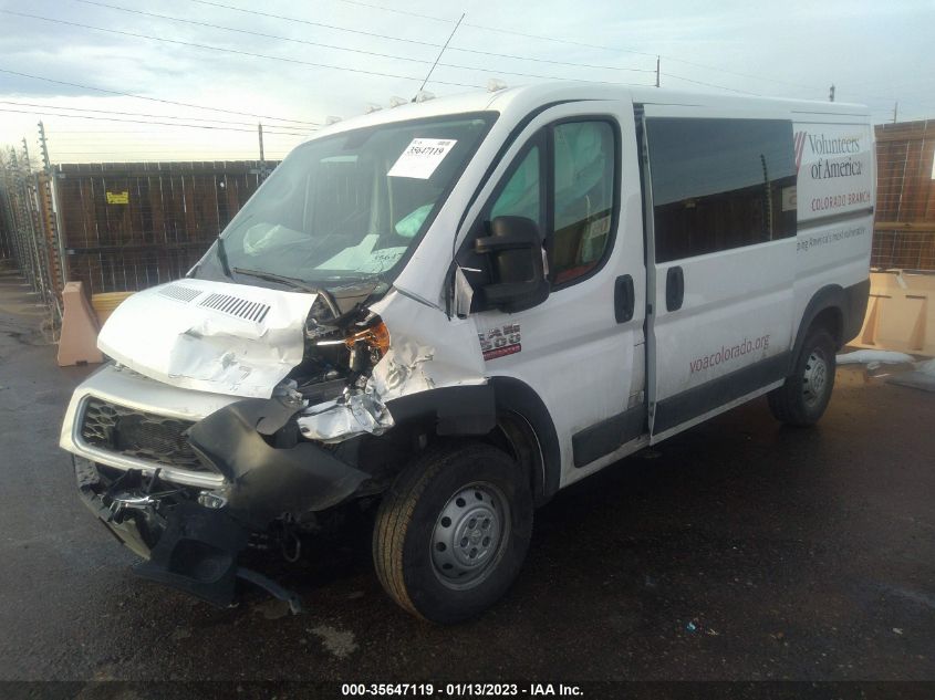 2021 RAM PROMASTER CARGO VAN VIN: 3C6LRVAG5ME520968