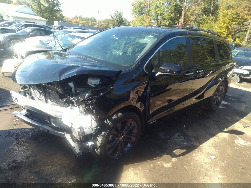 2021 TOYOTA SIENNA XSE VIN: 5TDDRKEC6MS045954