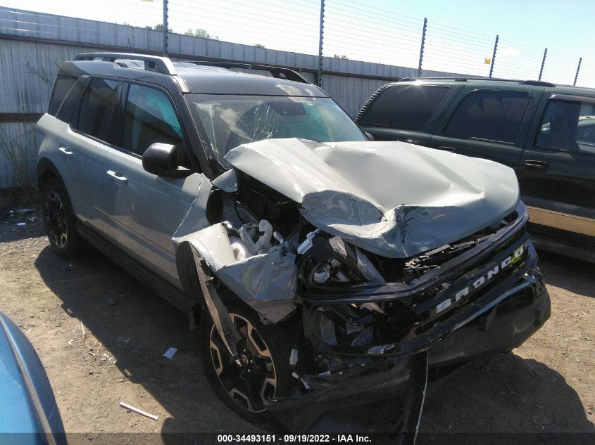 2022 FORD BRONCO SPORT OUTER BANKS VIN: 3FMCR9C65NRD56504