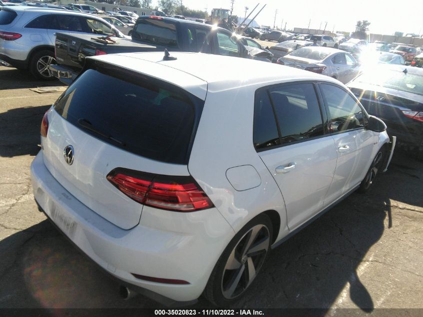 2020 VOLKSWAGEN GOLF GTI S/SE/AUTOBAHN VIN: 3VW5T7AU6LM013079