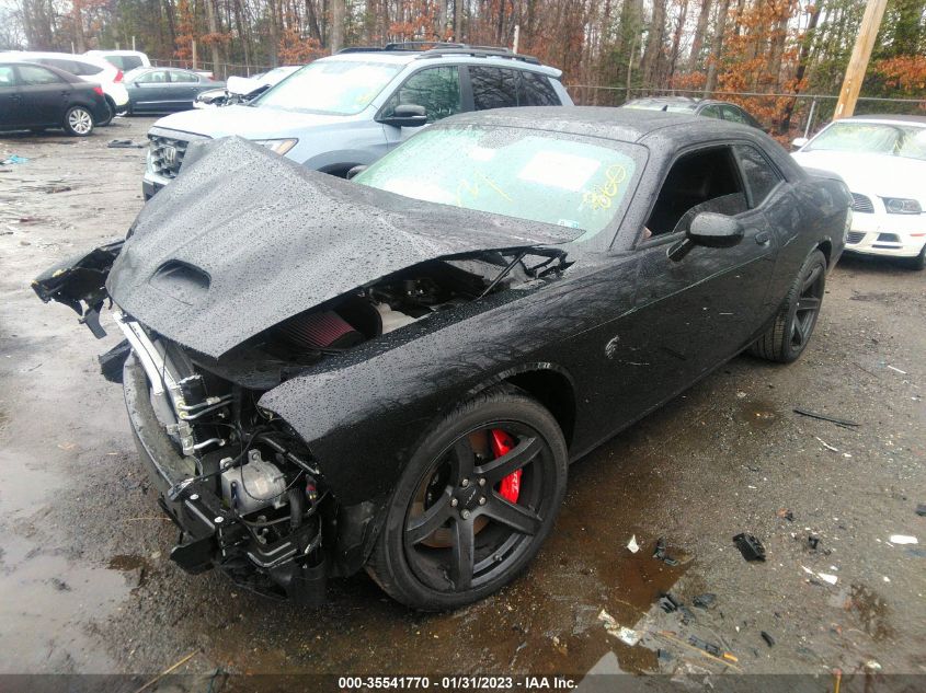 2022 DODGE CHALLENGER SRT HELLCAT REDEYE VIN: 2C3CDZL99NH211172