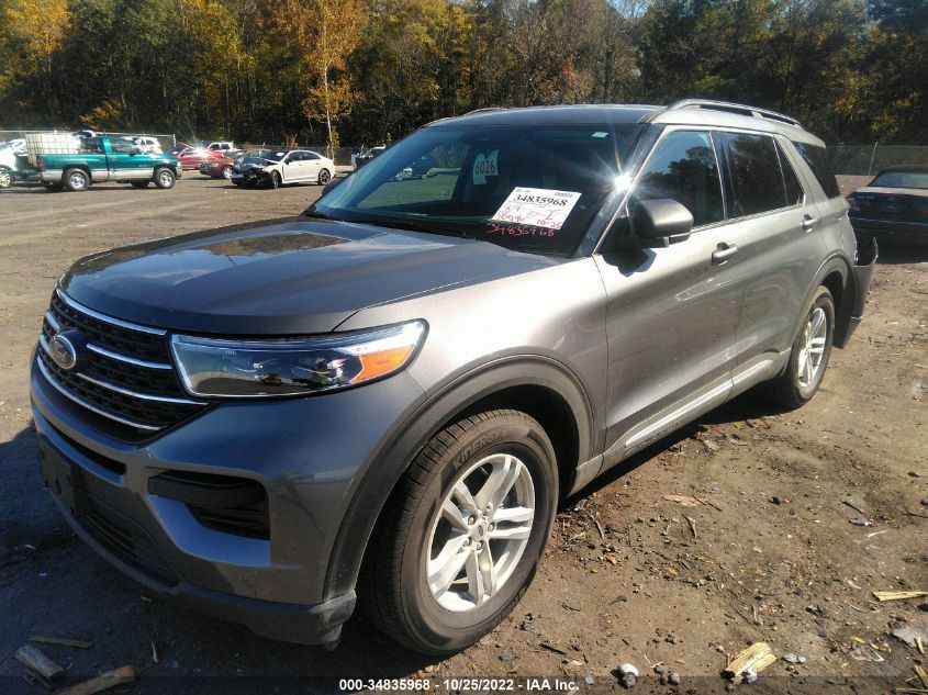 2022 FORD EXPLORER XLT VIN: 1FMSK7DHXNGA76573