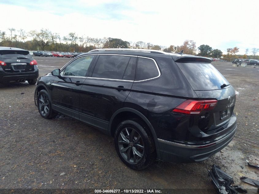 2022 VOLKSWAGEN TIGUAN SE VIN: 3VV2B7AX5NM072941