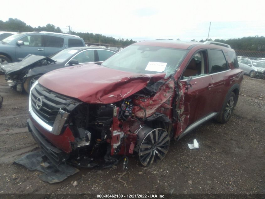 2022 NISSAN PATHFINDER PLATINUM VIN: 5N1DR3DKXNC268530