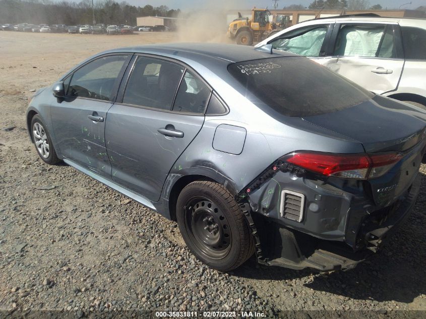 2022 TOYOTA COROLLA LE VIN: JTDEPMAE0NJ201434