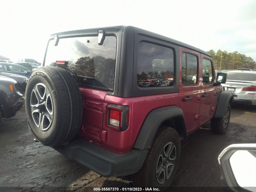 2021 JEEP WRANGLER UNLIMITED SPORT S VIN: 1C4HJXDG6MW861752