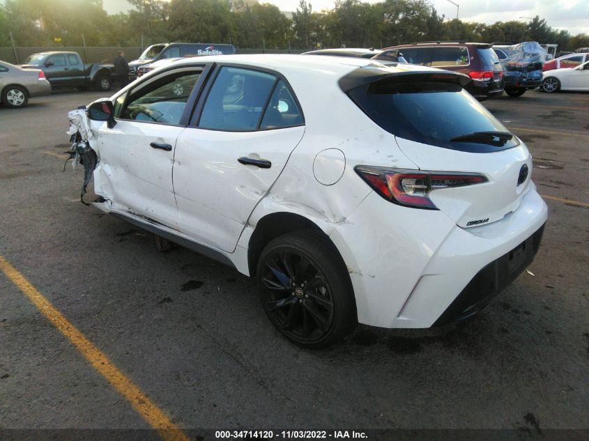 2021 TOYOTA COROLLA HATCHBACK SE/XSE/NIGHTSHADE VIN: JTND4MBE0M3105935