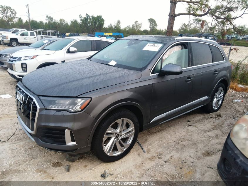 2021 AUDI Q7 PREMIUM PLUS VIN: WA1LJAF7XMD012654