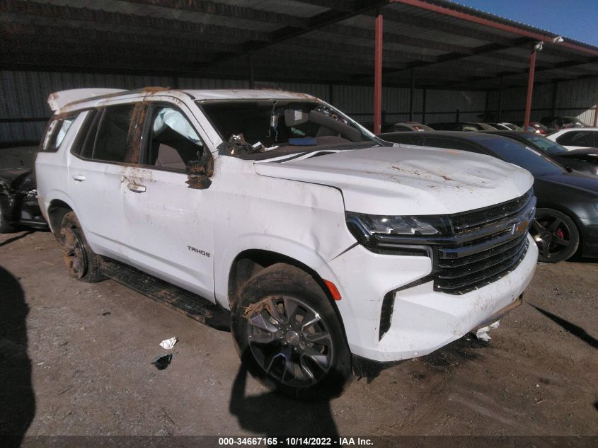 2021 CHEVROLET TAHOE LT VIN: 1GNSCNKD5MR124433