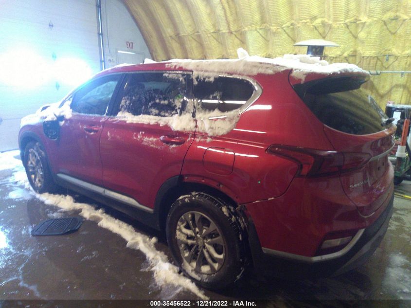 2020 HYUNDAI SANTA FE SEL VIN: 5NMS3CAD7LH233106