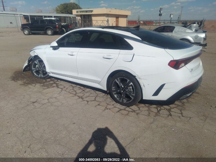 2022 KIA K5 EX VIN: 5XXG34J27NG104035