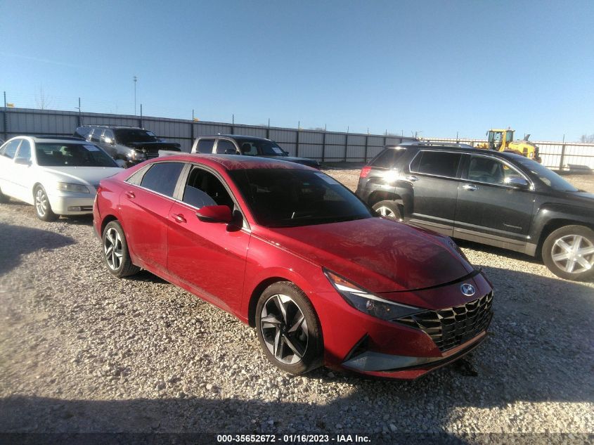2022 HYUNDAI ELANTRA SEL VIN: KMHLN4AG7NU263213