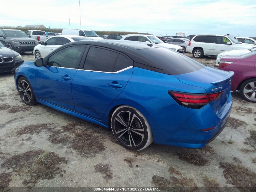 2021 NISSAN SENTRA SR VIN: 3N1AB8DVXMY202765