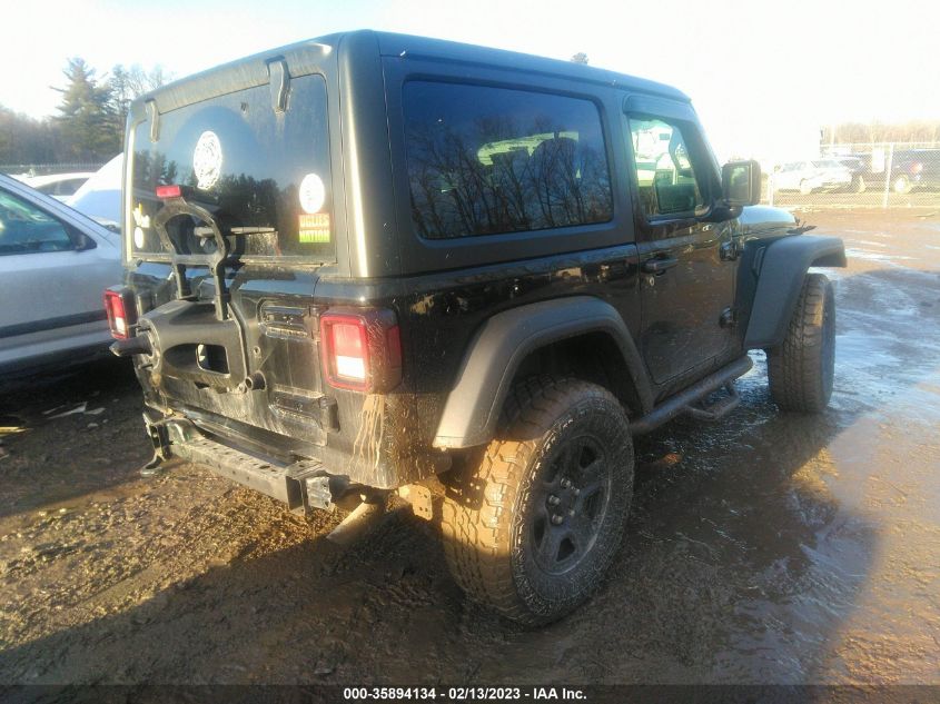 2022 JEEP WRANGLER SPORT VIN: 1C4GJXAN5NW243449