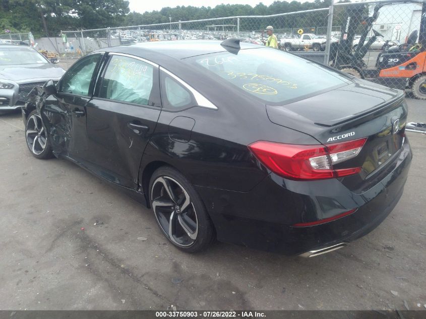 2021 HONDA ACCORD SEDAN SPORT SE VIN: 1HGCV1F47MA118997