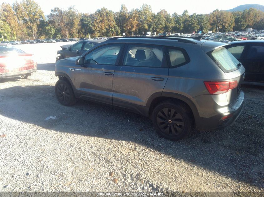 2022 VOLKSWAGEN TAOS S VIN: 3VVMX7B24NM031214