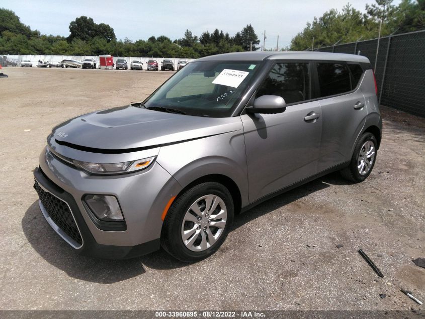 2022 KIA SOUL LX VIN: KNDJ23AU8N7800786