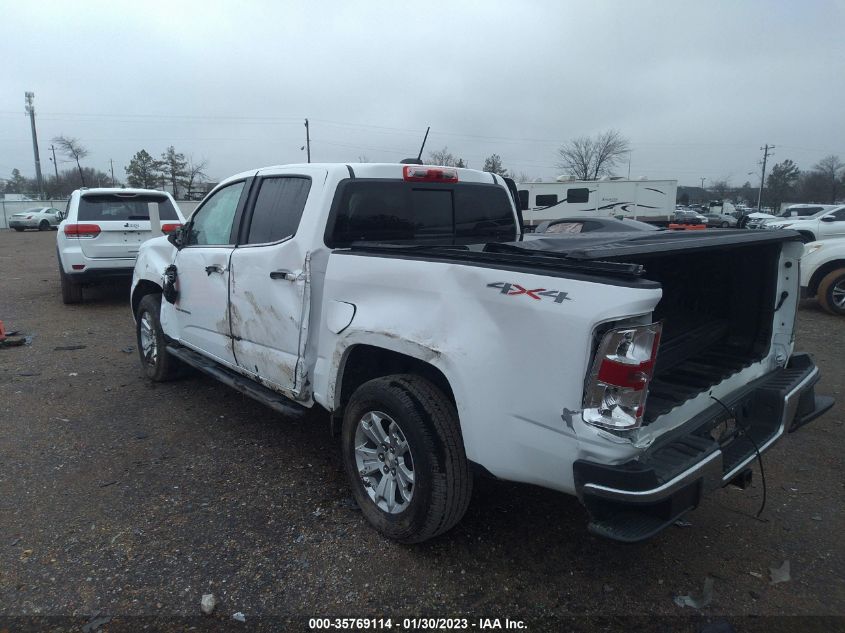 2022 CHEVROLET COLORADO 4WD LT VIN: 1GCGTCEN9N1137905