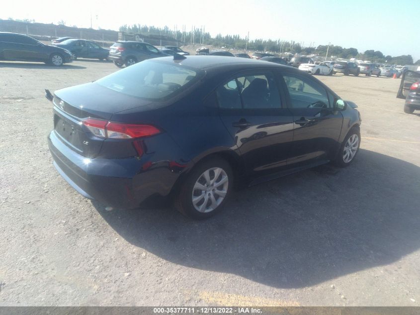 2022 TOYOTA COROLLA LE VIN: 5YFEPMAE3NP370083