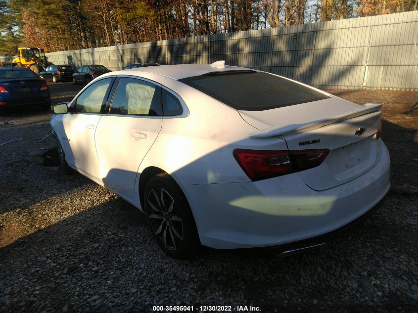 2022 CHEVROLET MALIBU RS VIN: 1G1ZG5ST1NF182943