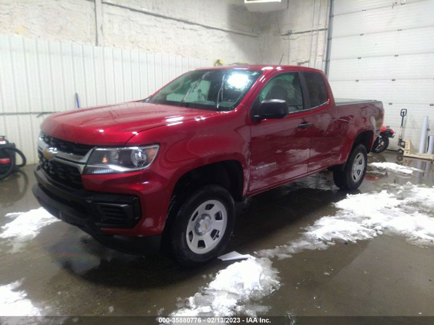 2022 CHEVROLET COLORADO 4WD WORK TRUCK VIN: 1GCHTBEN6N1110367