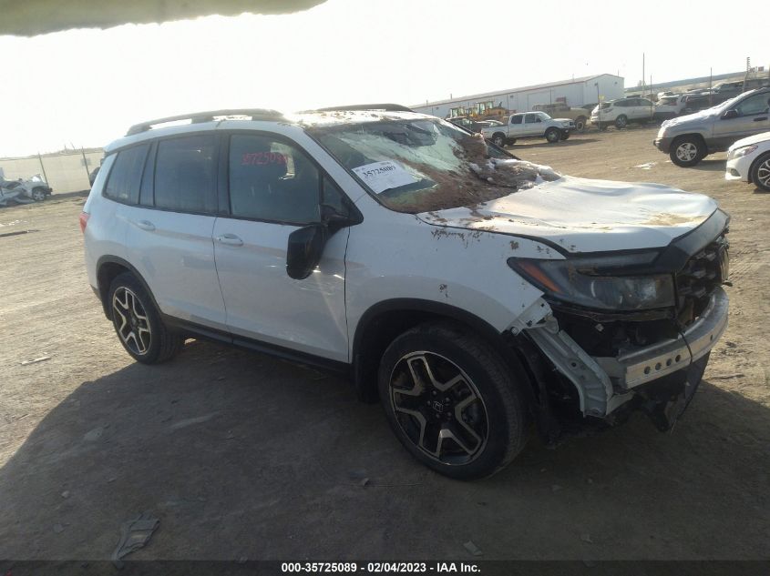 2022 HONDA PASSPORT ELITE VIN: 5FNYF8H07NB000042