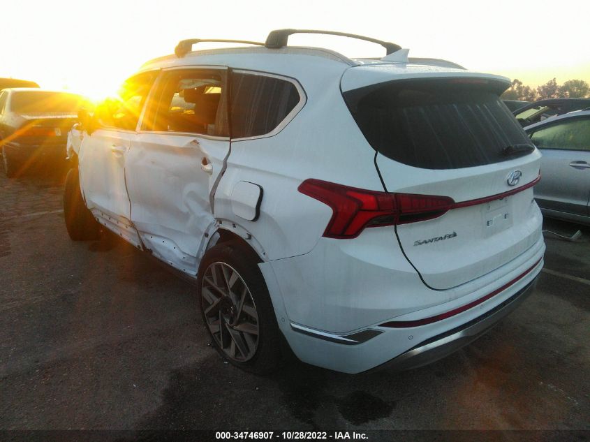 2022 HYUNDAI SANTA FE CALLIGRAPHY VIN: 5NMS54AL1NH478445