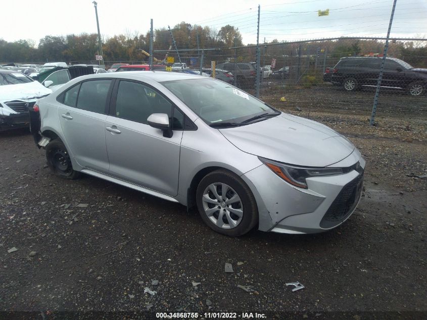 2021 TOYOTA COROLLA LE VIN: 5YFEPMAE4MP172854