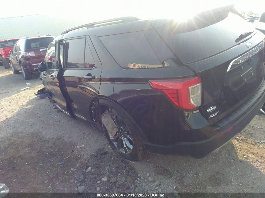 2022 FORD EXPLORER XLT VIN: 1FMSK7DH0NGB17051