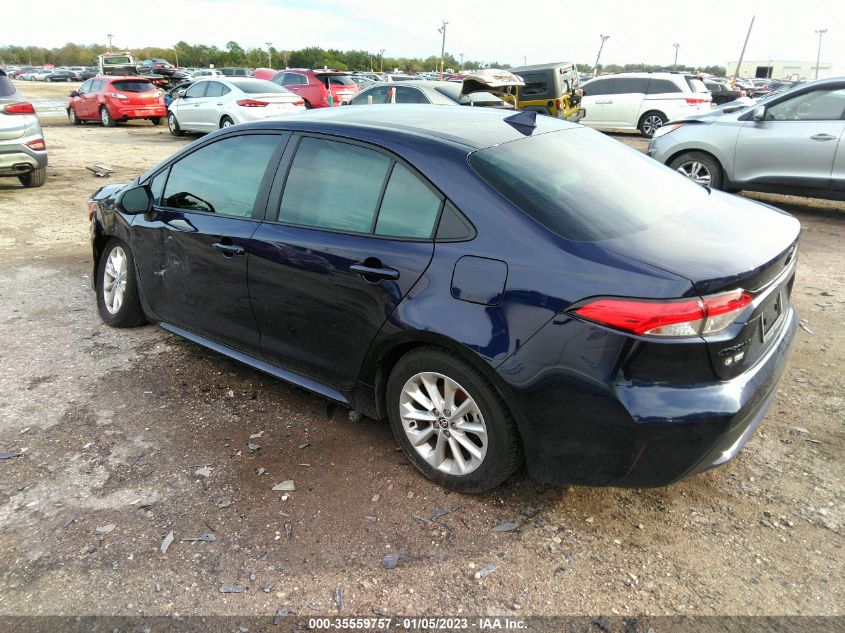 2022 TOYOTA COROLLA LE VIN: 5YFVPMAE1NP371359