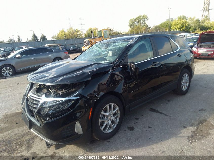2022 CHEVROLET EQUINOX LT VIN: 3GNAXJEV2NL175314