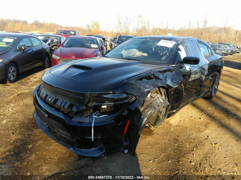 2022 DODGE CHARGER GT VIN: 2C3CDXMG5NH154048