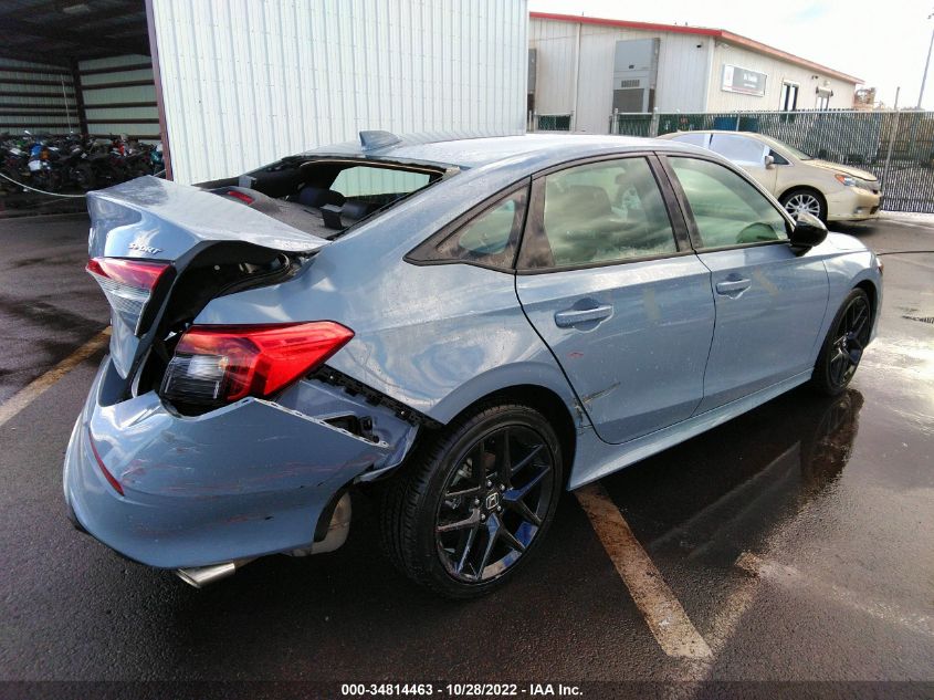 2022 HONDA CIVIC SEDAN SPORT VIN: 2HGFE2F52NH519100