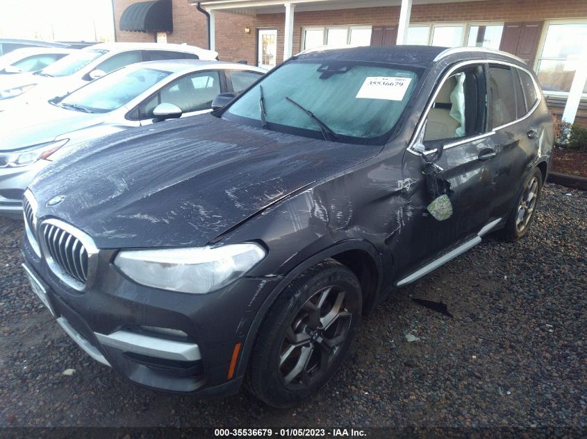 2021 BMW X3 XDRIVE30I VIN: 5UXTY5C08M9E45958