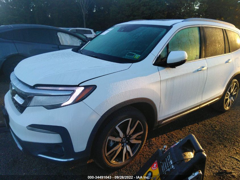 2022 HONDA PILOT ELITE VIN: 5FNYF6H08NB051165
