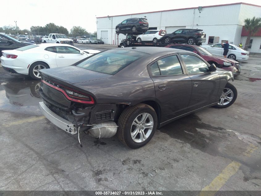 2022 DODGE CHARGER SXT VIN: 2C3CDXBGXNH141010
