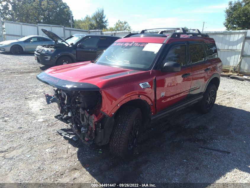 2021 FORD BRONCO SPORT BIG BEND VIN: 3FMCR9B60MRA20923