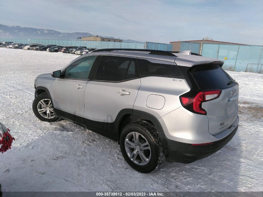 2022 GMC TERRAIN SLE VIN: 3GKALTEV8NL222396