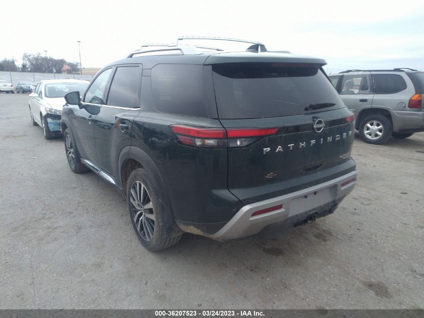 2022 NISSAN PATHFINDER PLATINUM VIN: 5N1DR3DK7NC261809