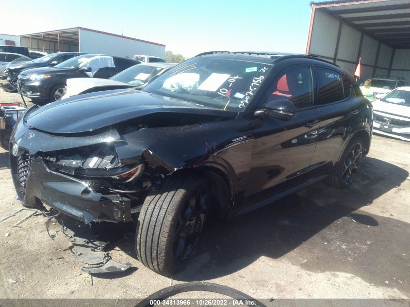 2022 ALFA ROMEO STELVIO VELOCE VIN: ZASPAKBN1N7D41221