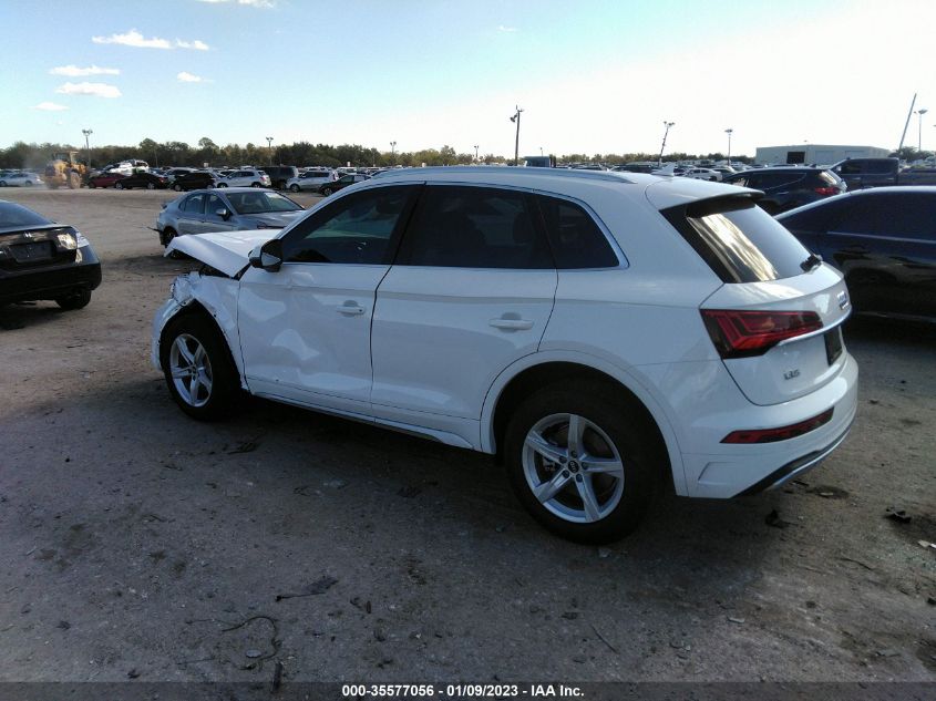 2021 AUDI Q5 PREMIUM VIN: WA1AAAFY1M2089974
