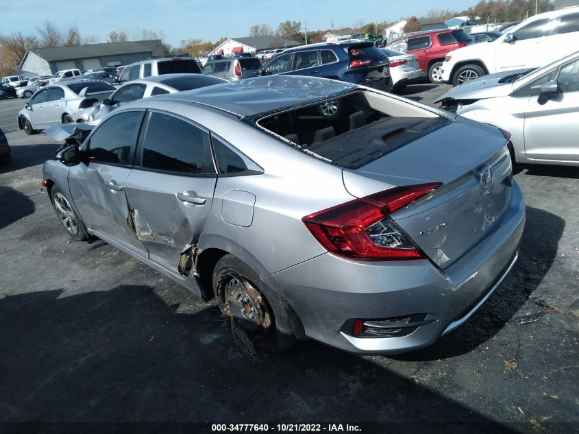 2021 HONDA CIVIC SEDAN LX VIN: 2HGFC2F6XMH549796