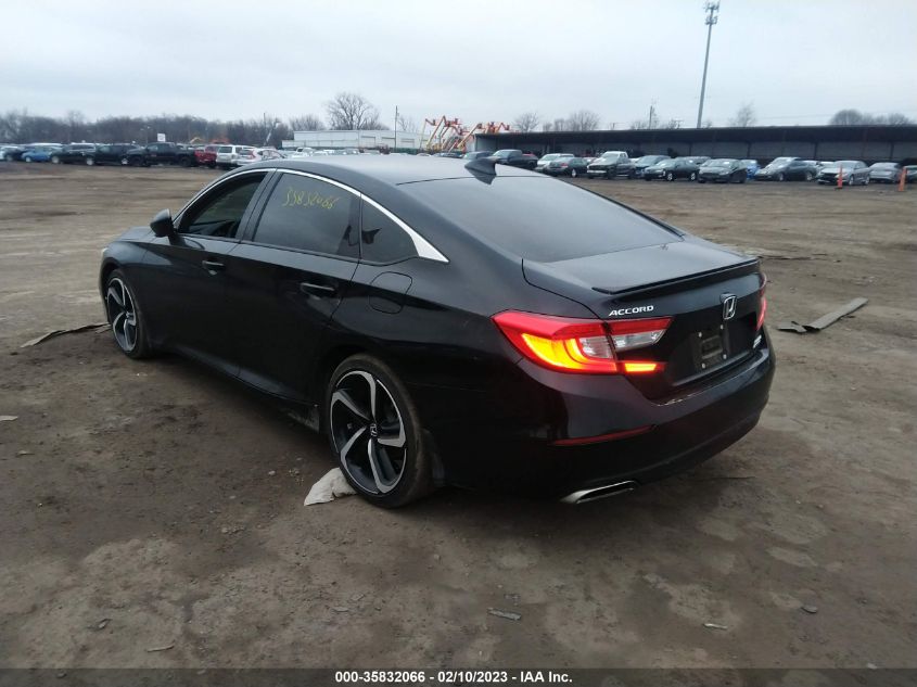 2022 HONDA ACCORD SEDAN SPORT SE VIN: 1HGCV1F46NA034493