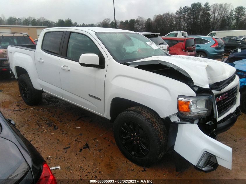 2022 GMC CANYON 4WD ELEVATION VIN: 1GTG6CEN4N1324640
