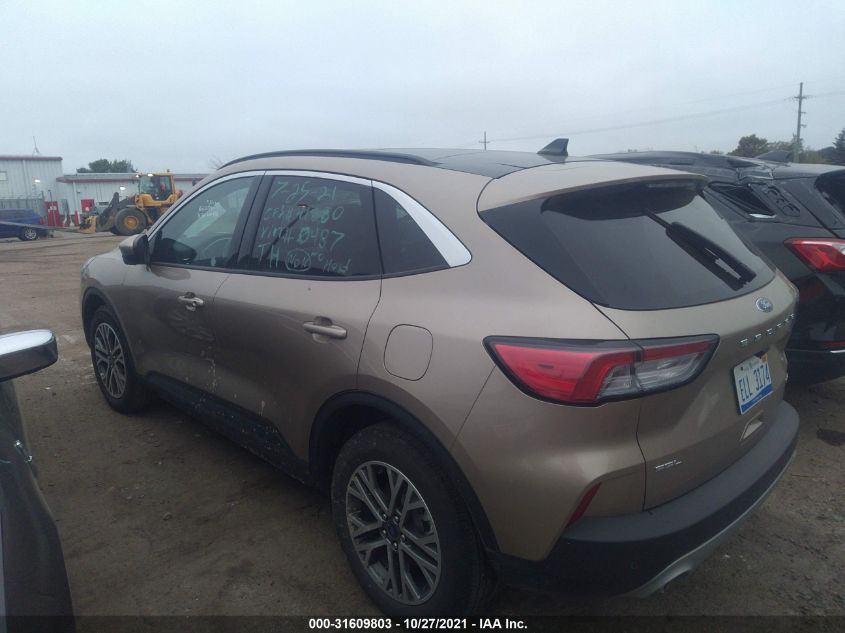 2021 FORD ESCAPE SEL VIN: 1FMCU9H65MUA70487