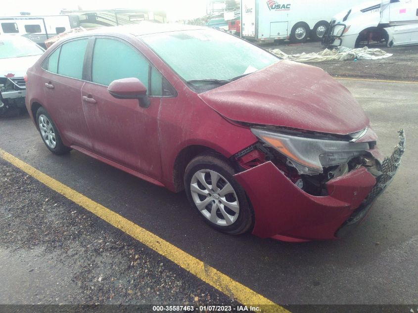 2022 TOYOTA COROLLA LE VIN: 5YFEPMAE3NP331266