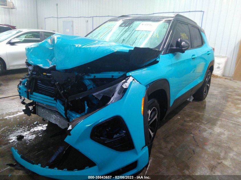 2022 CHEVROLET TRAILBLAZER RS VIN: KL79MUSLXNB031792