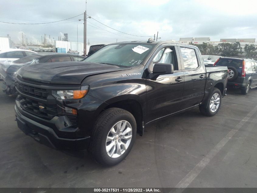 2022 CHEVROLET SILVERADO 1500 CUSTOM VIN: 1GCPABEK0NZ542378