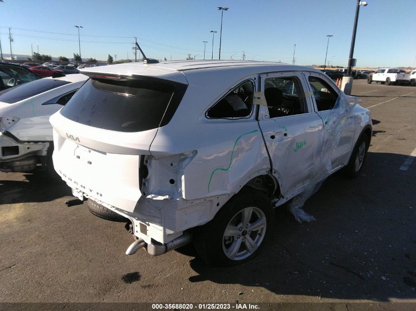 2022 KIA SORENTO LX VIN: 5XYRG4LC1NG116504
